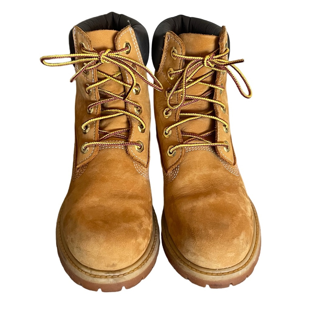 TIMBERLAND Women's 6-Inch Premium Waterproof Boot Wheat Waterbuck (10361) Size 7